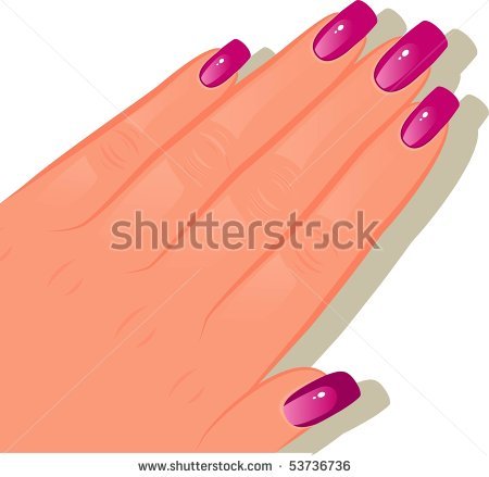 Clipart Finger Nail Fingernail