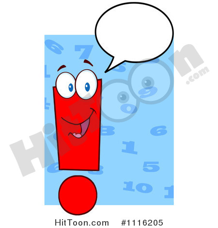 Exclamation Point Clipart  1116205  Happy Red Exclamation Point