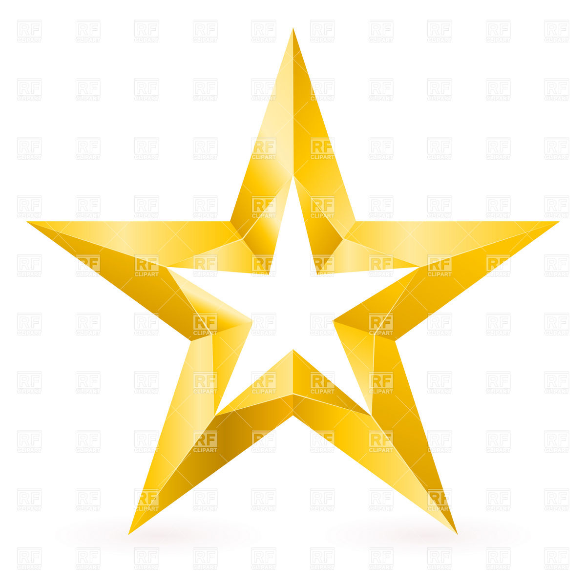 Golden Star Border Download Royalty Free Vector Clipart  Eps