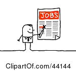Job Opening Clip Art Clipart Illustration Of A