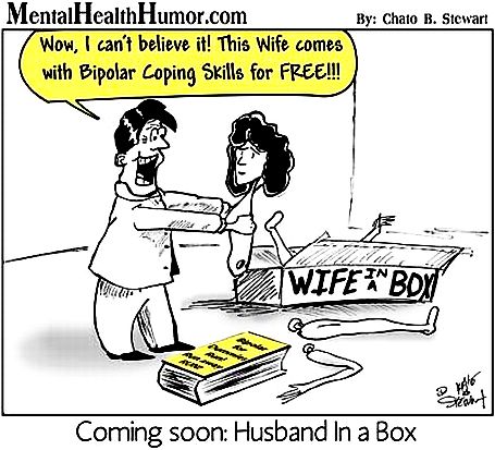 Mental Health Humor Comic Bipolar Psychology Cartoons Wife In A Box