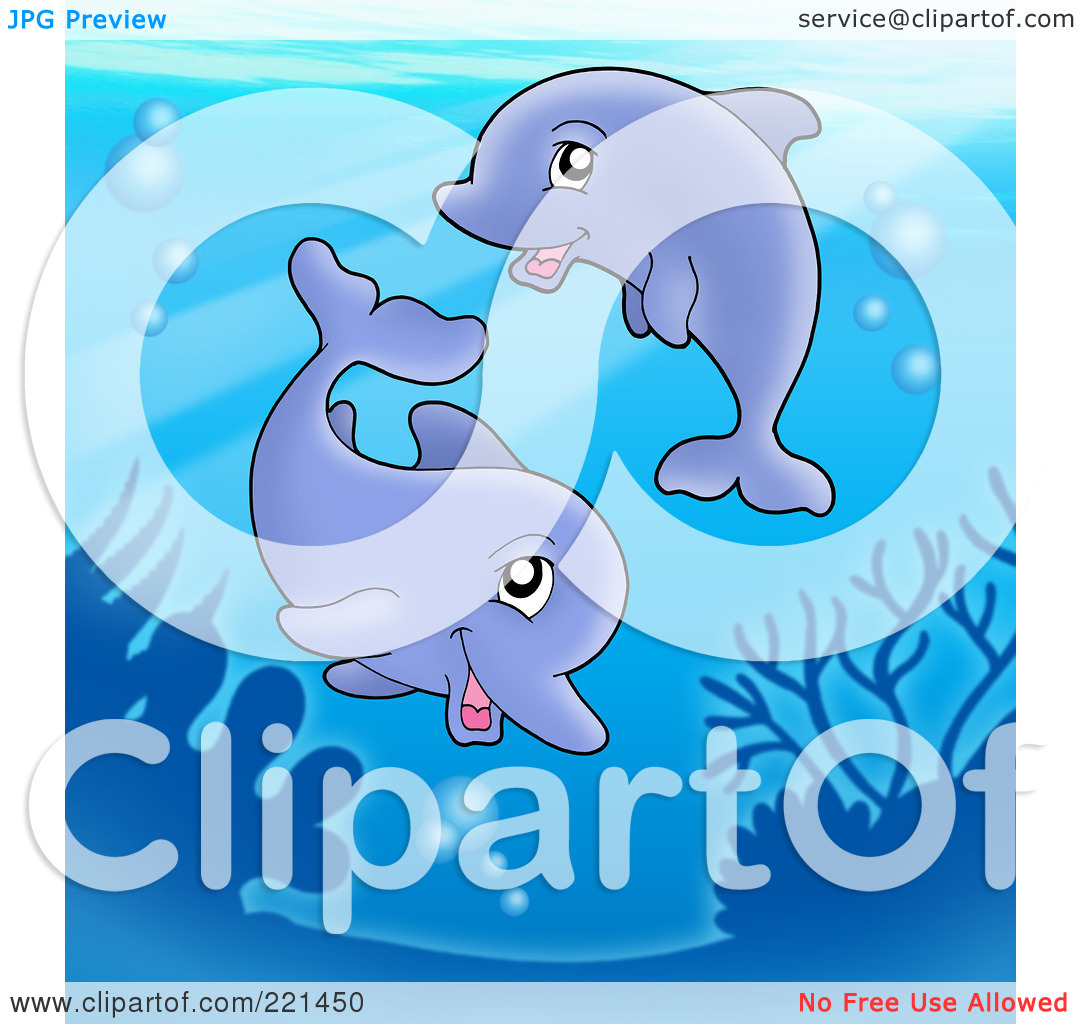     Pictures Cute Dolphin With Sunset Stock Photo Image Clipart Vector