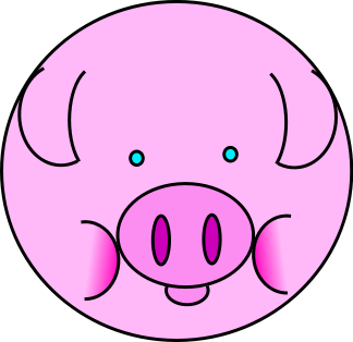 Pig Circle Icon   Http   Www Wpclipart Com Cartoon Animals Pig Pig