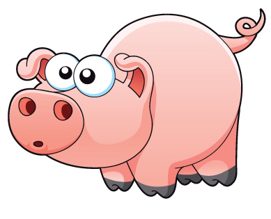 Pig In Mud Cartoon Pig Cartoon Clean Confused Jpg