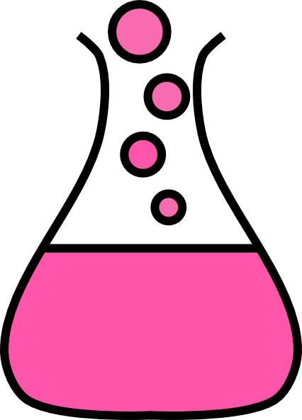 Pink Bubble Flask Clip Art At Clker Com   Vector Clip Art Online