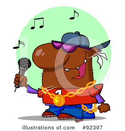 Rapper Clipart  92307 By Hit Toon   Royalty Free  Rf  Stock    