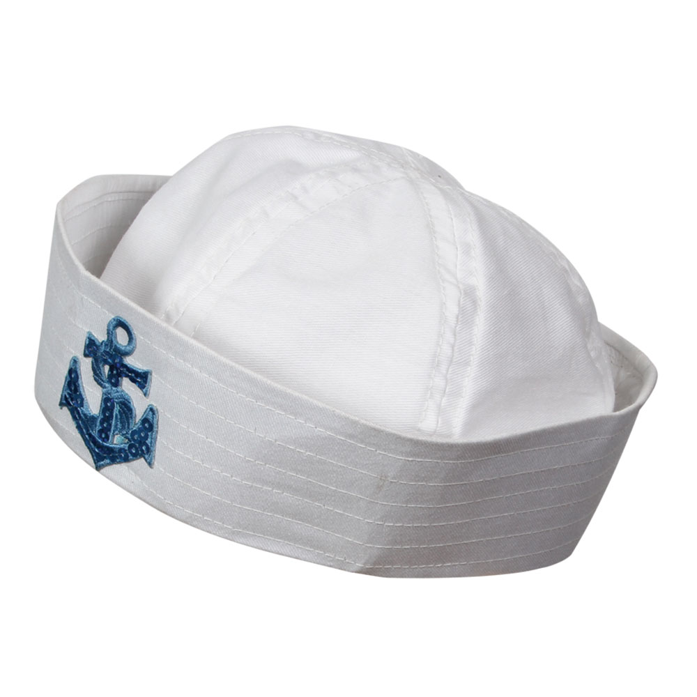 Sailor Hat With Anchor Sailor Doughboy White Hat