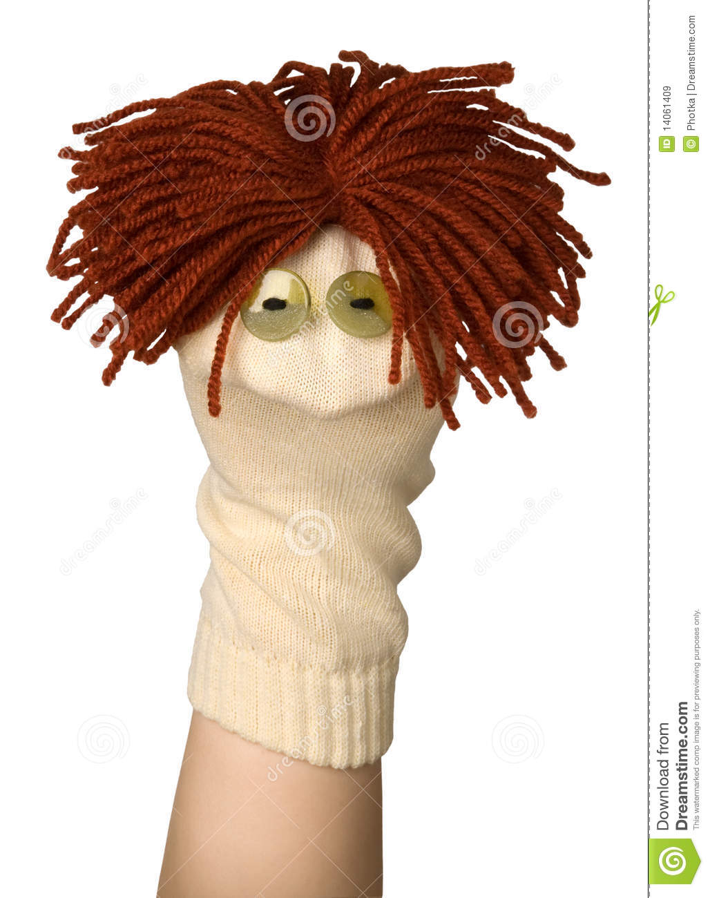 Sock Puppet Clipart Funny Sock Puppet Isolated On
