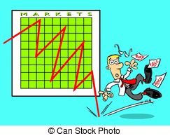 Stock Market Crash   Investor Suffering A Stock Market Crash   