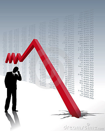 Stock Market Crash Stock Image   Image  8714081