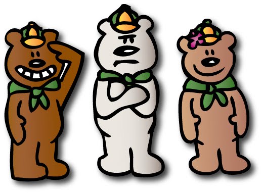 Three Bears Clipart