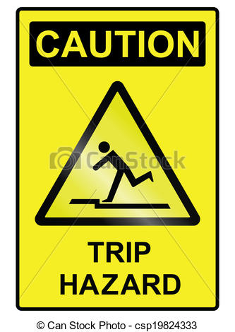 Trip Hazard Clipart