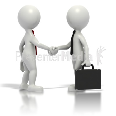 Business Grey Stickmen Shake Hands   Home And Lifestyle   Great
