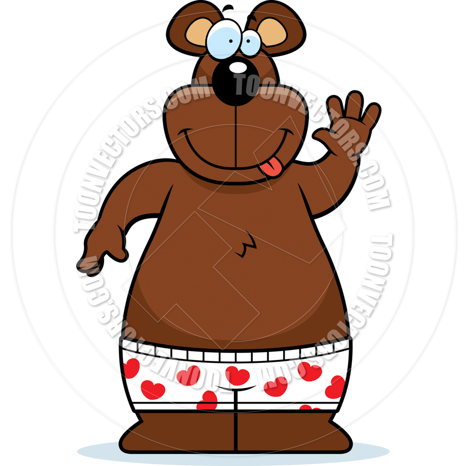 Cartoon Bear Boxers By Cory Thoman   Toon Vectors Eps  8625