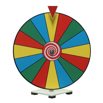 Dry Erase Spin It Prize Wheel Tabletop 24 Inch Diam  Trainers
