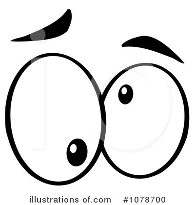 Eyes Clipart  1078700   Illustration By Hit Toon
