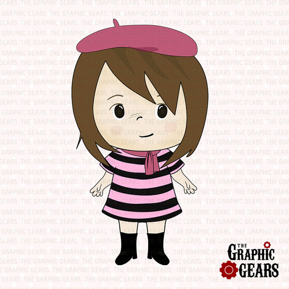 French Boy Clipart French Girl Clip Art   Cute