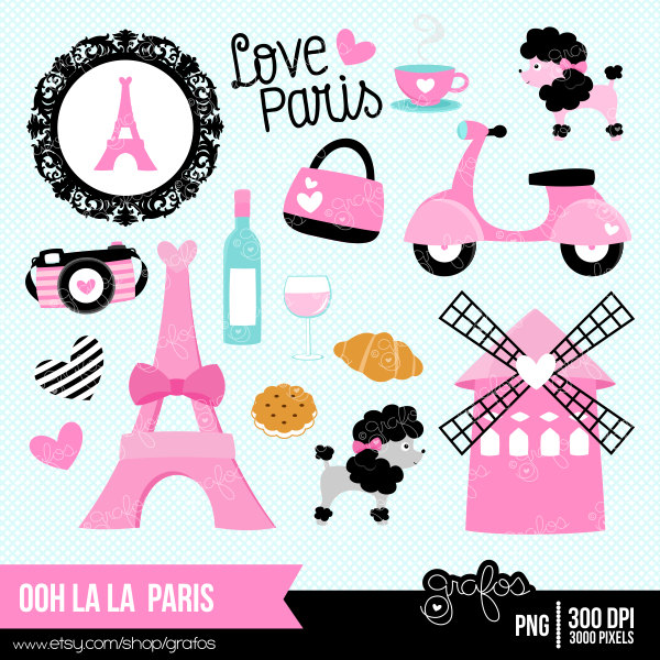 French Girl Clipart Paris Girls Clipart