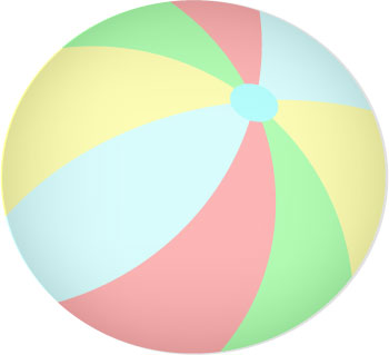     Graphic   Click Image To View And Download Large Beach Ball Clip Art