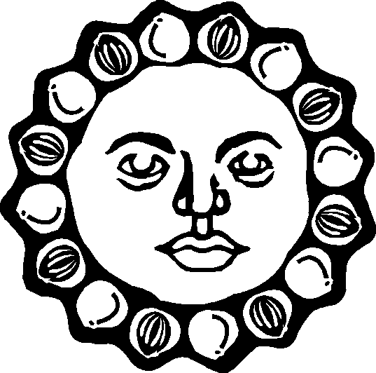 Mexican Sun Drawing   Clipart Best