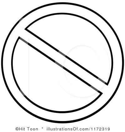 Prohibition Clipart Royalty Free Prohibited Clipart Illustration