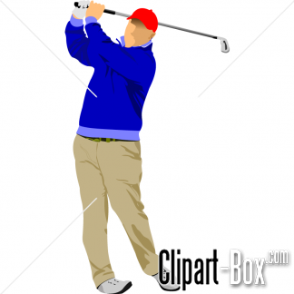 Related Golf Player Swing Cliparts  