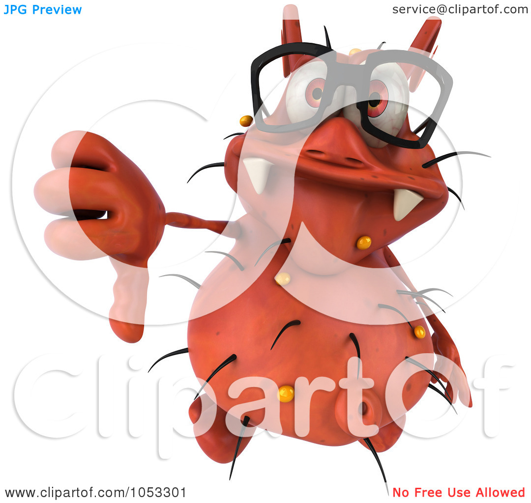 Royalty Free 3d Clip Art Illustration Of A Rodney Germ Character