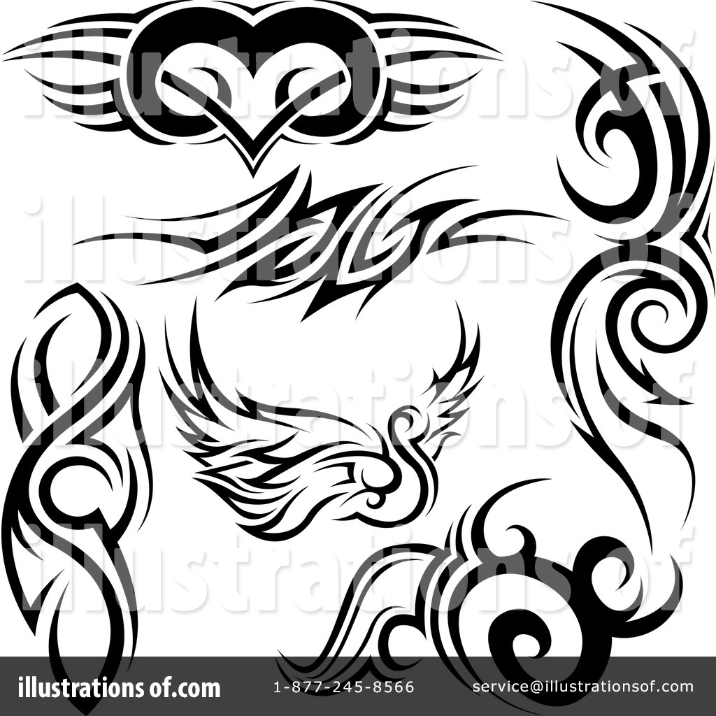 Royalty Free  Rf  Tribal Clipart Illustration By Dero   Stock Sample