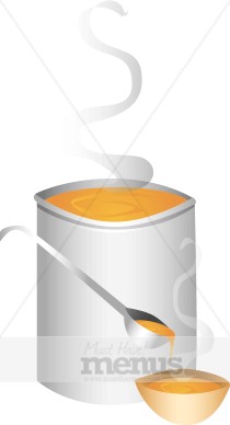     Soup Pot Clipart Soup S On A Large Pot Of Creamy Soup Steams From A