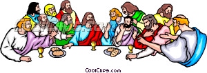 The Last Supper Clip Art
