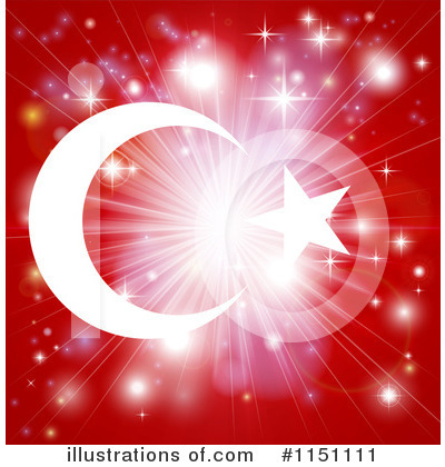 Turkey Flag Clipart  1151111 By Geo Images   Royalty Free  Rf  Stock