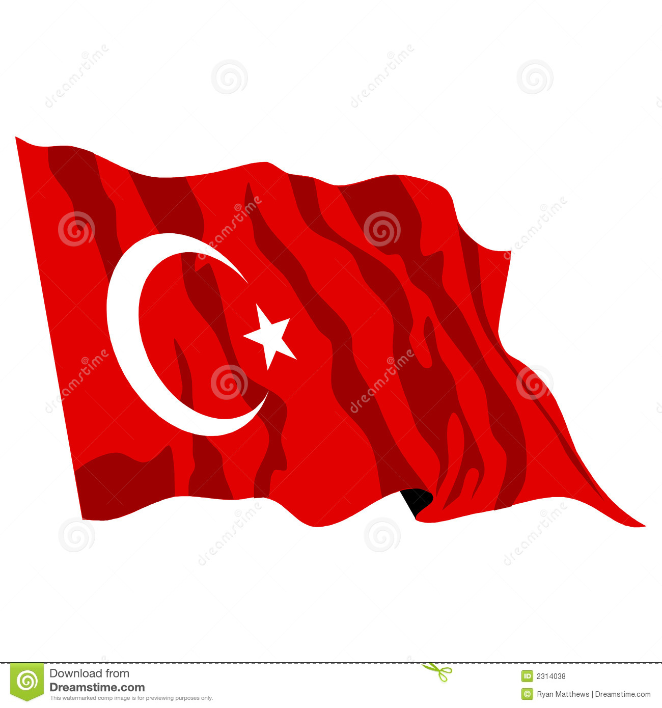 Turkey Flag Illustration Royalty Free Stock Photos   Image  2314038