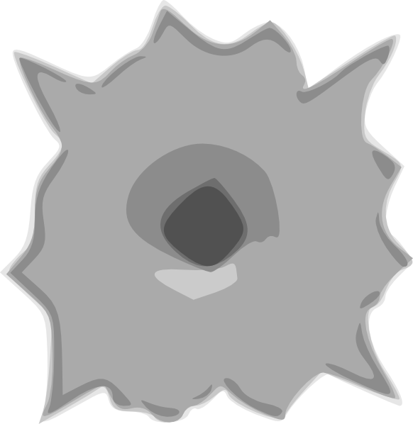 Bullet Hole In Metal Png Free Vector Bullet Hole Clip