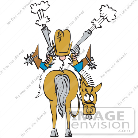 Clip Art Of A Nervous Buck Toothed Horse Looking Back At A Crazy
