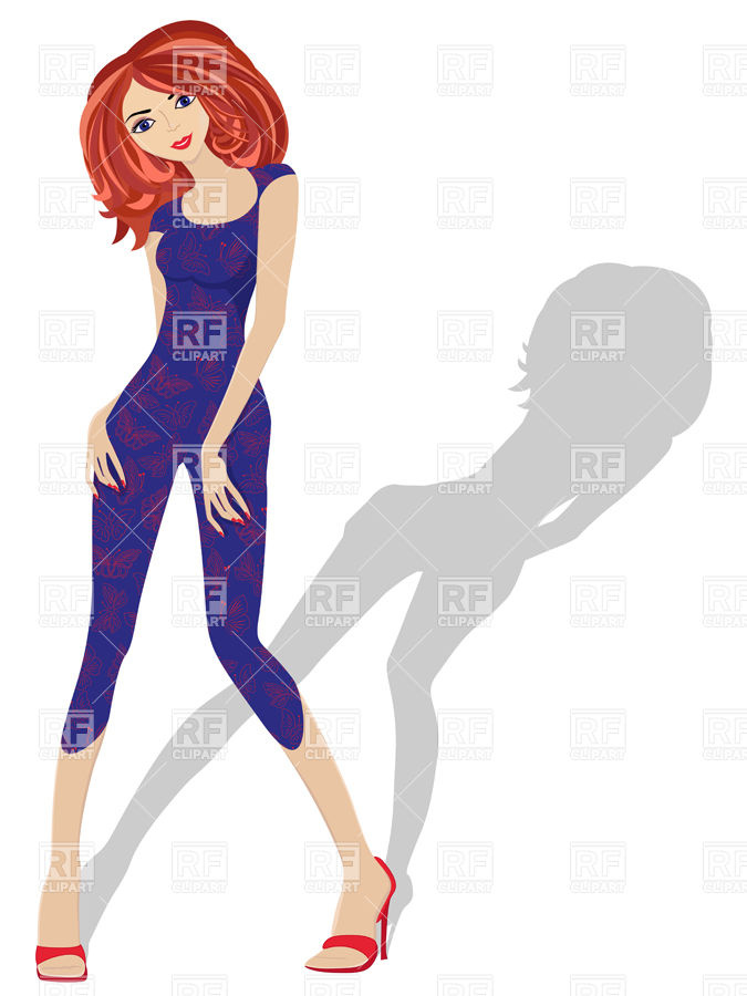 In New Violet Clothes Download Royalty Free Vector Clipart  Eps