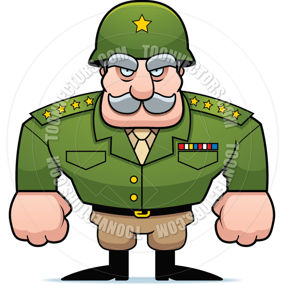 Military General By Cory Thoman   Toon Vectors Eps  2758