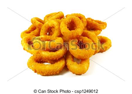 Onion Rings Clipart Stock Photo   Onion Rings