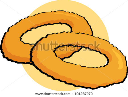 Onion Rings Stock Vector Clipart   Free Clip Art Images