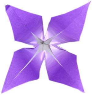 Origami Flower With Four Petals