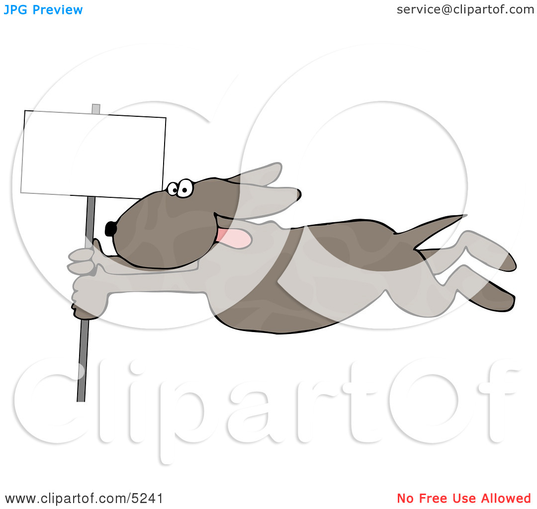 Pole While Being Blown Around In A Severe Tropical Wind Storm Clipart