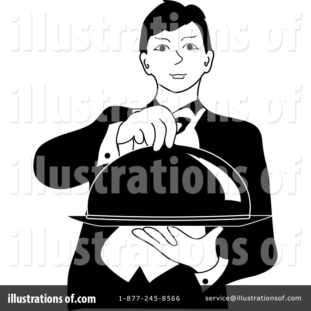 Royalty Free Rf Butler Clipart Illustration By Pams Clipart Stock