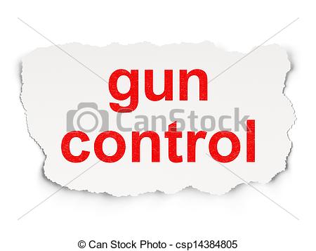 Stock Illustration Of Privacy Concept  Gun Control On Paper Background