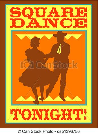 Vector   Square Dance   Polka Clip   Stock Illustration Royalty Free