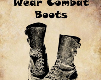 Wears Combat Boots Shoe P Ng Clip Art Digital Image Download Army    