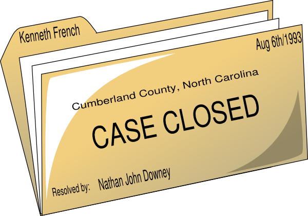 Case Closed Clip Art At Clker Com   Vector Clip Art Online Royalty