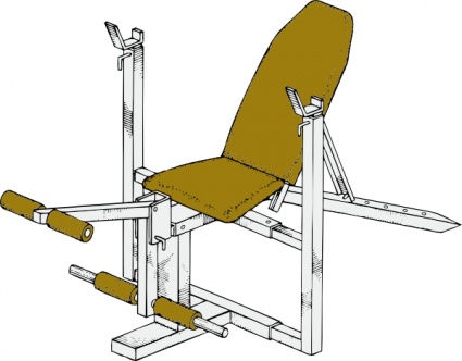 Download Exercise Bench Clip Art Vector For Free