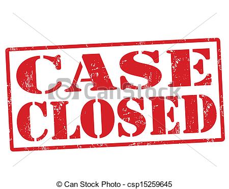 Eps Vector Of Case Closed Stamp   Case Closed Red Grunge Rubber Stamp