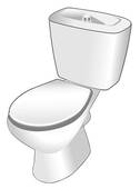 Flush Toilet Stock Illustrations   Gograph