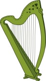 Harp Graphic Http   Www Christmastimeclipart Com Clipart Celtic Harp