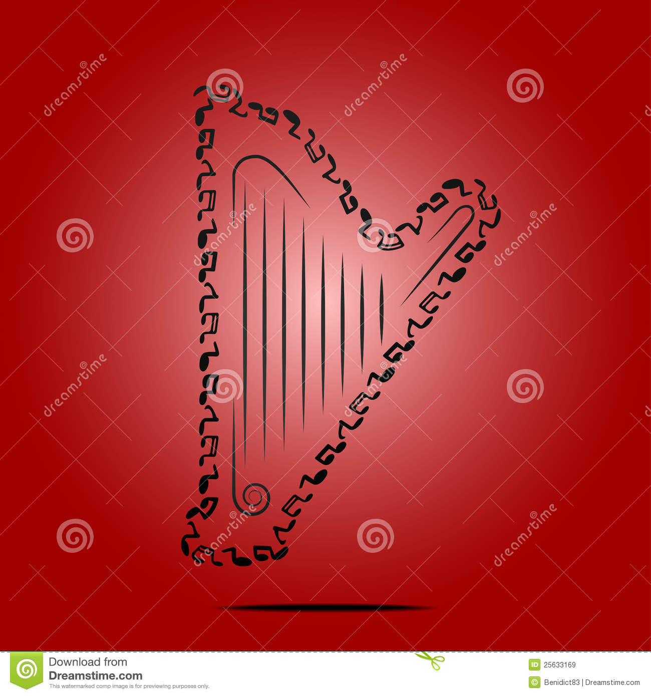 Harp Royalty Free Stock Images   Image  25633169
